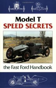 Cover of: Model T Speed Secrets/Fast Ford Handbook