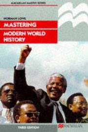 Cover of: Mastering Modern World History (Palgrave Master)