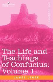 Cover of: The life and teachings of Confucius