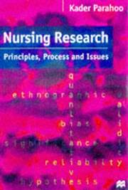 Cover of: Nursing Research by Kadar Parahoo