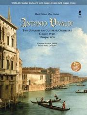 Cover of: Music Minus One Guitar: Vivaldi, Two Concerti for Guitar (Lute) & Orchestra: C major, RV425 (F. V/1); D major, RV93 (F. XII/15)