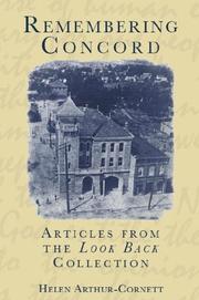Remembering Concord by Helen Arthur-Cornett