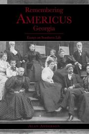 Cover of: Remembering Americus, Georgia: Essays on Southern Life