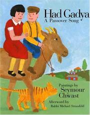 Cover of: Had Gadya by 