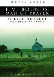 Cover of: E. M. Bounds: Man of Prayer
