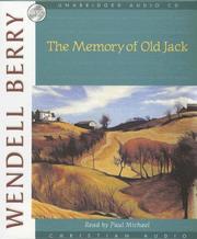 Cover of: The Memory of Old Jack by Wendell Berry