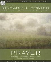 Cover of: Prayer by Richard J. Foster