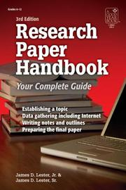 Cover of: Research paper handbook: your complete guide