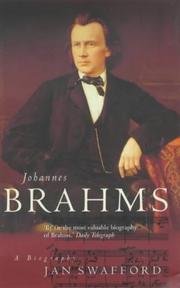 Cover of: Johannes Brahms by Jan Swafford