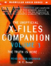 Cover of The Unofficial "X-Files" Companion