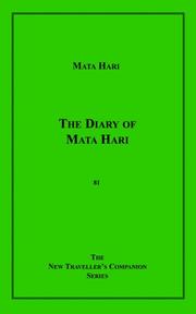 Cover of: The Diary of Mata Hari by Mata Hari