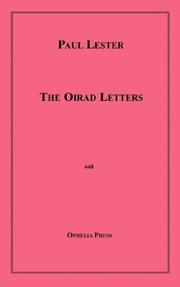 Cover of: The Oirad Letters