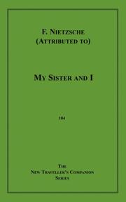 My sister and I by Friedrich Nietzsche