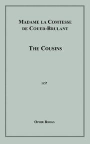 Cover of: The Cousins | Madame la Comtesse de Couer-Brulant