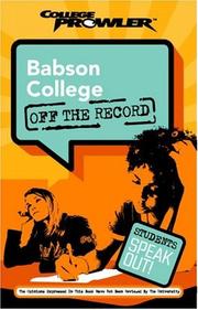 Book cover: Babson College: Off the Record | Anna Gatker