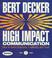 Cover of: High Impact Communications