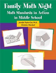 Cover of: Family Math Night: Middle School Math Standards in Action