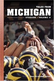 Cover of: Tales from Michigan Stadium by Jim Brandstatter, Jim Brandstatter