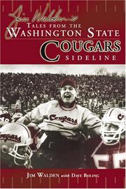 Cover of: Tales from the Washington State Courgars Sideline by Jim Walden, Dave Boling