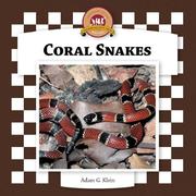 Cover of: Coral Snakes (Snakes Set II)