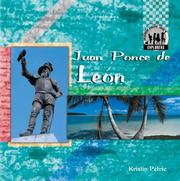 Cover of: Juan Ponce de León by Kristin Petrie