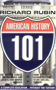 Cover of: American History 101 by Richard Rubin, Richard Rubin