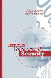 Cover of: Understanding Voice over Ip Security (Artech House Telecommunications Library) by Alan B. Johnston, David M. Piscitello