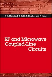 Cover of: RF and Microwave Coupled-Line Circuits