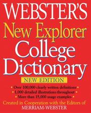 Cover of: Webster's New Explorer College Dictionary