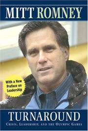 Cover of: Turnaround by Mitt Romney, Timothy Robinson