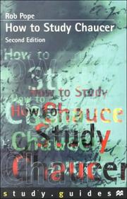 Cover of: How to study Chaucer