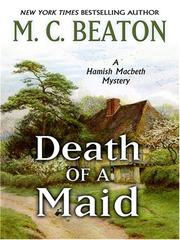 Cover of: Death of a Maid by M. C. Beaton