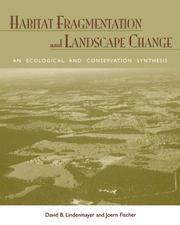Cover of: Habitat Fragmentation and Landscape Change: An Ecological and Conservation Synthesis