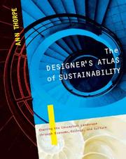 Cover of: The Designer's Atlas of Sustainability by Ann Thorpe, Ann Thorpe