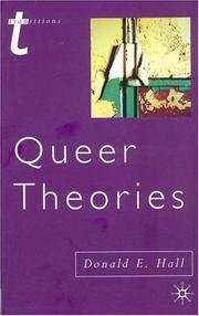 Cover of: Queer Theories (Transitions) by Hall, Donald E., Hall, Donald E.