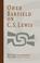 Cover of: Owen Barfield on C. S. Lewis