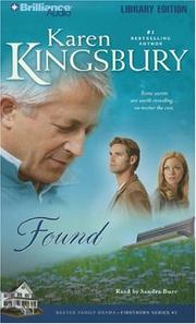 Cover of: Found (Firstborn) by Karen Kingsbury