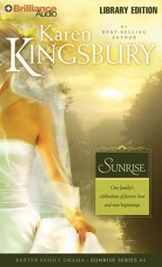 Cover of: Sunrise (Sunrise Series #1) by Karen Kingsbury