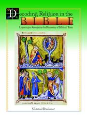 Cover of: DECODING RELIGION IN THE BIBLE by S. Daniel Breslauer, S. Daniel Breslauer