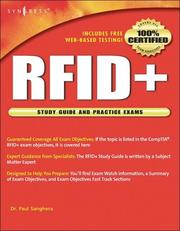 Cover of: RFID+: CompTIA RFID+ Study Guide and Practice Exam (RF0-001)