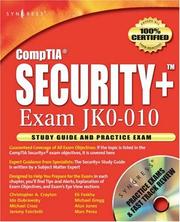 Cover of: Security+ Study Guide