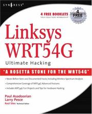 Cover of: Linksys WRT54G Ultimate Hacking | Paul Asadoorian