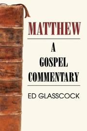 Cover of: Matthew a Gospel Commentary