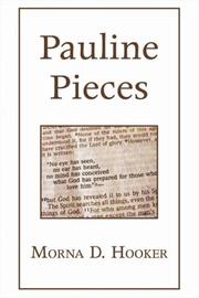 Cover of: Pauline Pieces by Morna D. Hooker