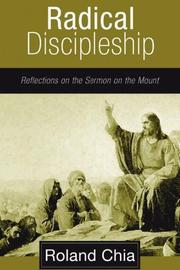 Cover of: Radical Discipleship: Reflections on the Sermon on the Mount