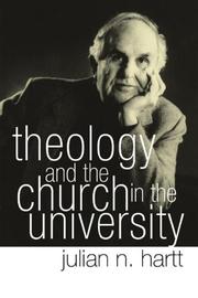 Cover of: Theology and the Church in the University (Julian Hartt Library)