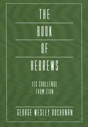 Cover of: The Book of Hebrews: Its Challenge from Zion: Intertextal Bible Commentary