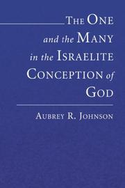 Cover of: The One and the Many in the Israelite Conception of God