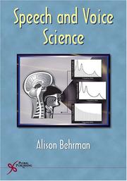 Cover of: Speech and Voice Science