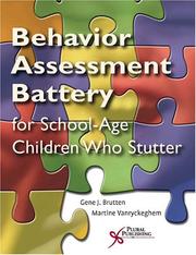 Cover of: The Behavior Assessment Battery Speech Situation Checklist Section I: Emotional Reaction (Ssc-er) , Reorder Pack of 25 Sets of Forms